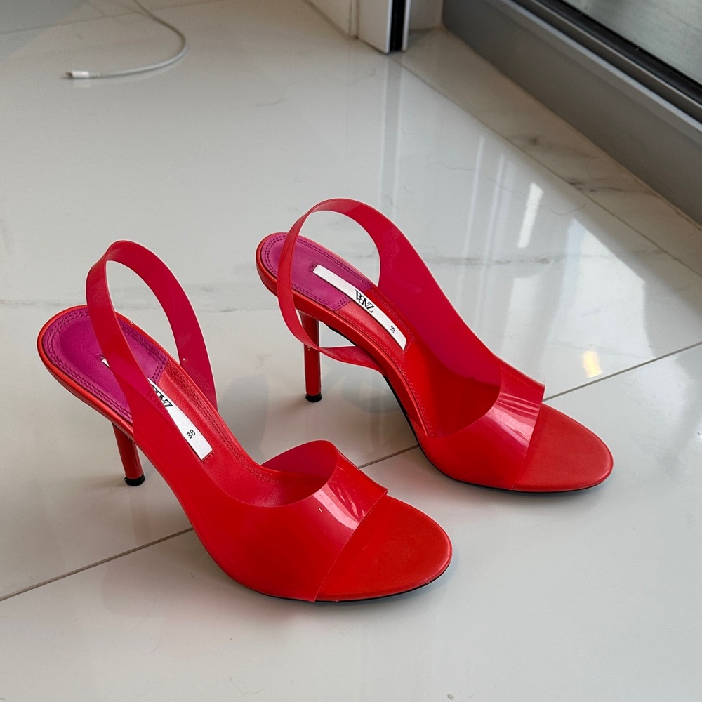 Zara Bold Red/pink Heels